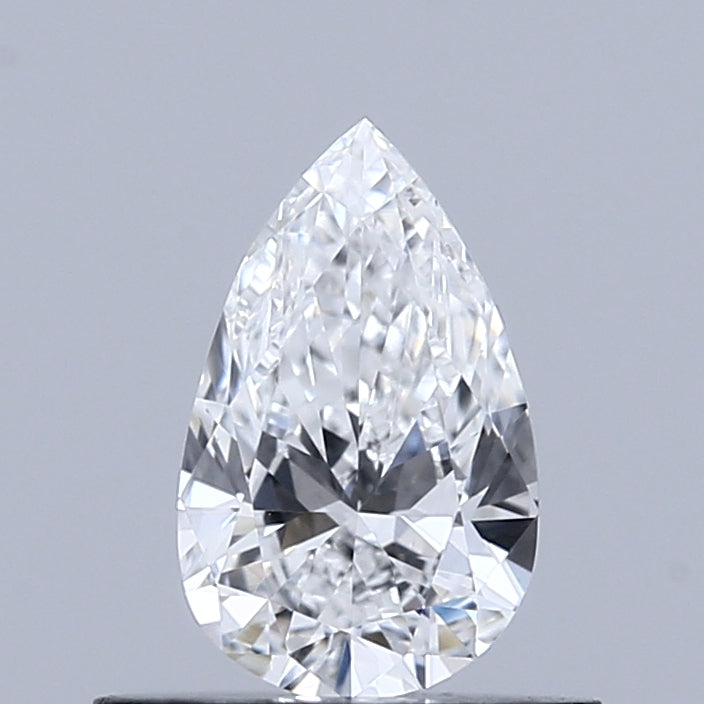 0.43 Carat Pear Lab Grown Diamond, Excellent Polish, E Color, VVS2 Clarity