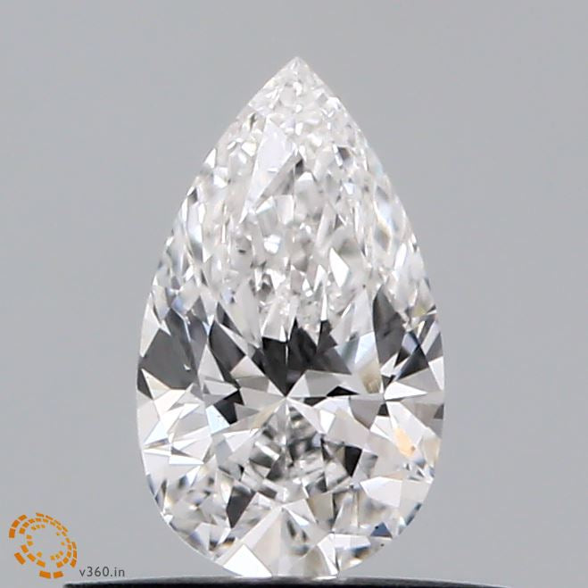 0.43 Carat Pear Lab Grown Diamond, Very Good Polish, F Color, VS1 Clarity