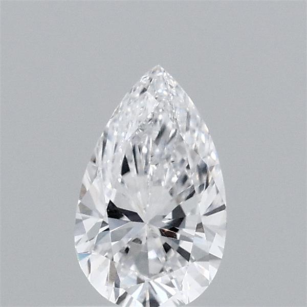 0.46 Carat Pear Lab Grown Diamond, Very Good Polish, D Color, VVS2 Clarity