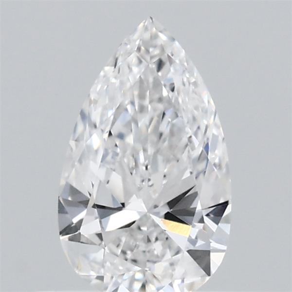 0.46 Carat Pear Lab Grown Diamond, Very Good Polish, E Color, VVS2 Clarity