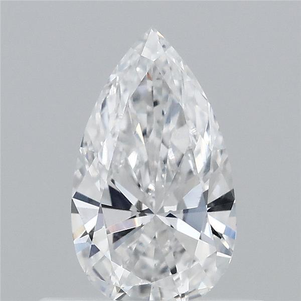 0.47 Carat Pear Lab Grown Diamond, Very Good Polish, D Color, VS1 Clarity
