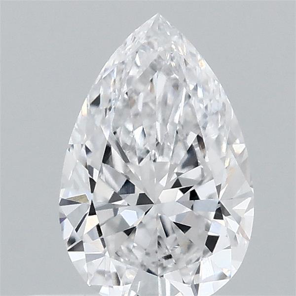 0.47 Carat Pear Lab Grown Diamond, Very Good Polish, D Color, VVS2 Clarity