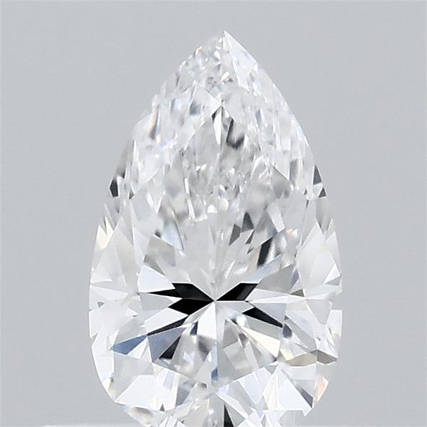0.47 Carat Pear Lab Grown Diamond, Very Good Polish, D Color, VVS2 Clarity
