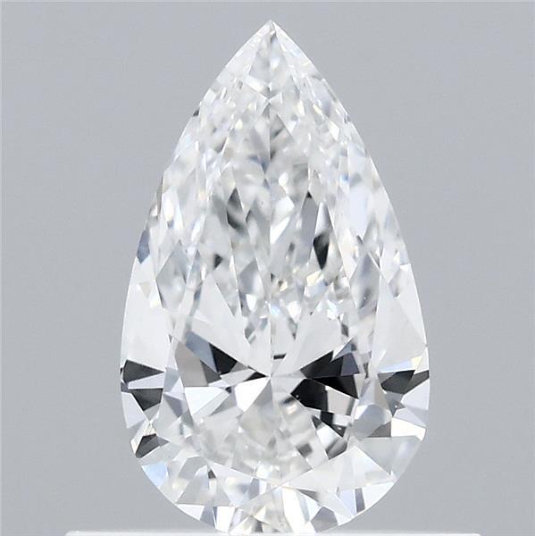 0.48 Carat Pear Lab Grown Diamond, Excellent Polish, E Color, VS1 Clarity