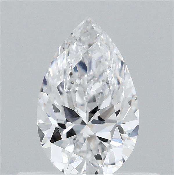 0.48 Carat Pear Lab Grown Diamond, Very Good Polish, D Color, VVS2 Clarity