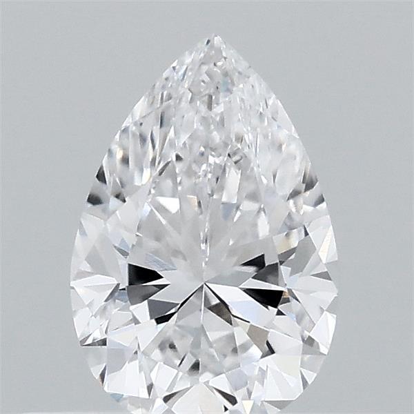 0.48 Carat Pear Lab Grown Diamond, Very Good Polish, D Color, VVS2 Clarity