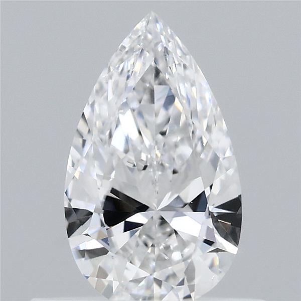 0.49 Carat Pear Lab Grown Diamond, Excellent Polish, E Color, VS1 Clarity
