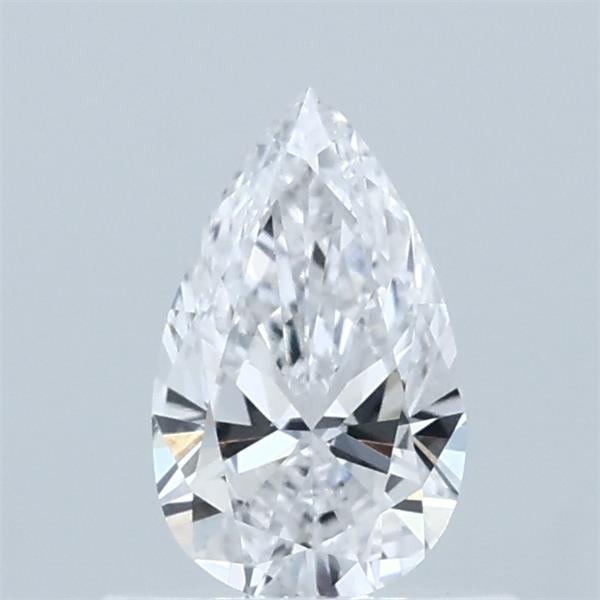 0.50 Carat Pear Lab Grown Diamond, Very Good Polish, D Color, VS1 Clarity