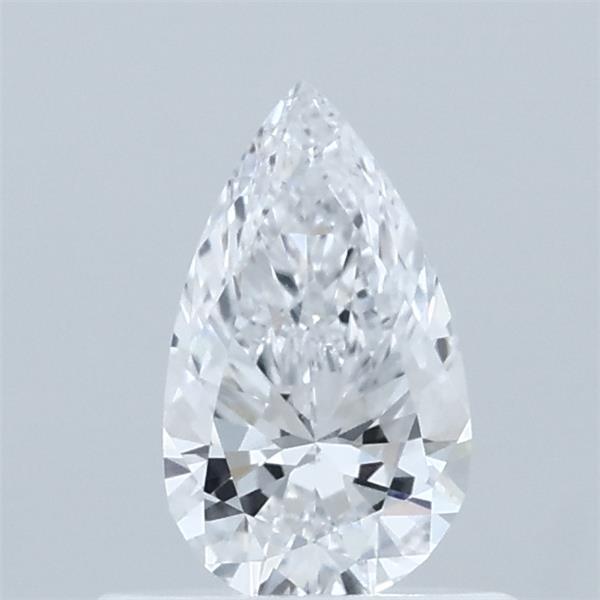 0.50 Carat Pear Lab Grown Diamond, Very Good Polish, D Color, VVS2 Clarity