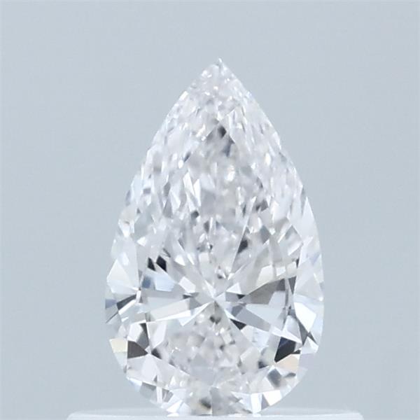 0.50 Carat Pear Lab Grown Diamond, Very Good Polish, E Color, VVS2 Clarity