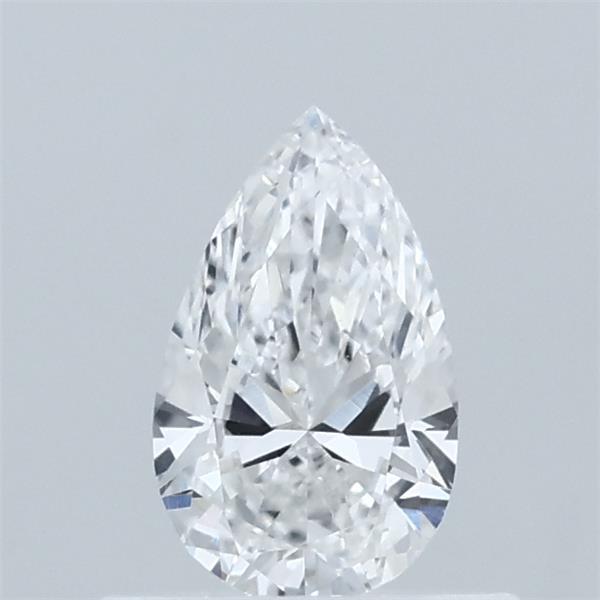 0.50 Carat Pear Lab Grown Diamond, Very Good Polish, E Color, VVS2 Clarity
