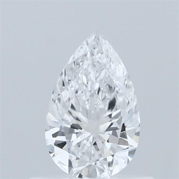 0.52 Carat Pear Lab Grown Diamond, Excellent Polish, D Color, VVS2 Clarity