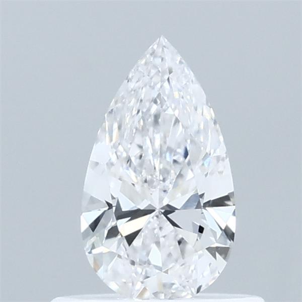 0.52 Carat Pear Lab Grown Diamond, Very Good Polish, D Color, VVS1 Clarity