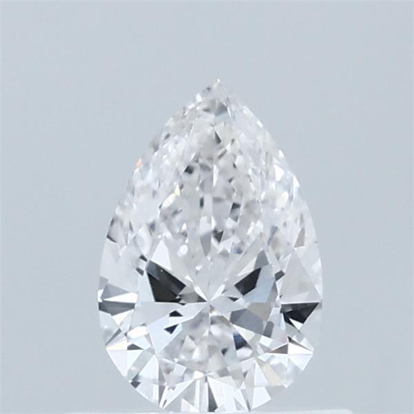 0.52 Carat Pear Lab Grown Diamond, Very Good Polish, E Color, VS1 Clarity