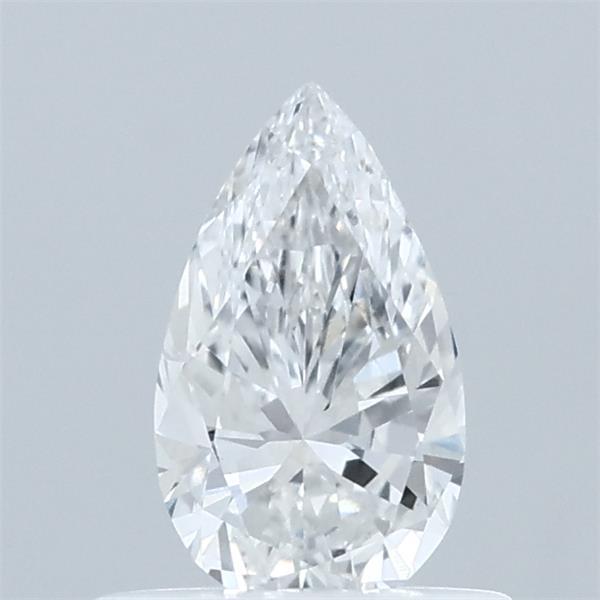 0.52 Carat Pear Lab Grown Diamond, Very Good Polish, E Color, VVS1 Clarity