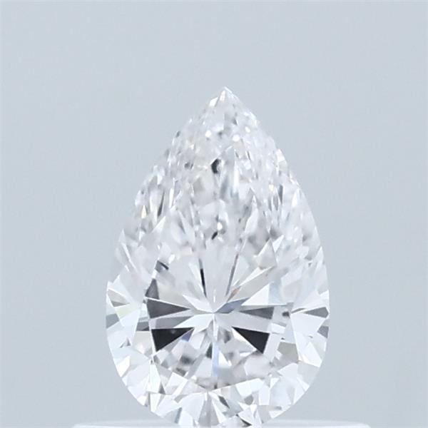0.52 Carat Pear Lab Grown Diamond, Very Good Polish, E Color, VVS1 Clarity