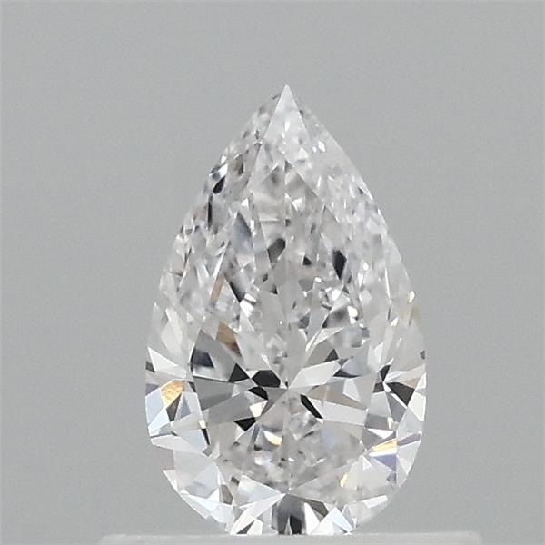 0.52 Carat Pear Lab Grown Diamond, Very Good Polish, E Color, VVS2 Clarity