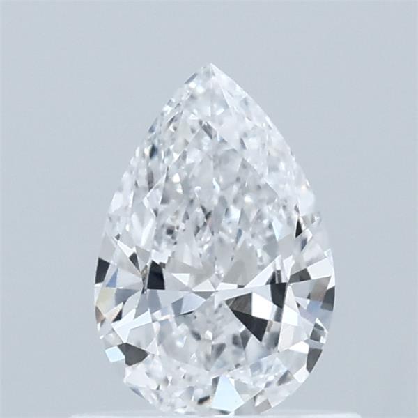 0.53 Carat Pear Lab Grown Diamond, Very Good Polish, D Color, VS1 Clarity
