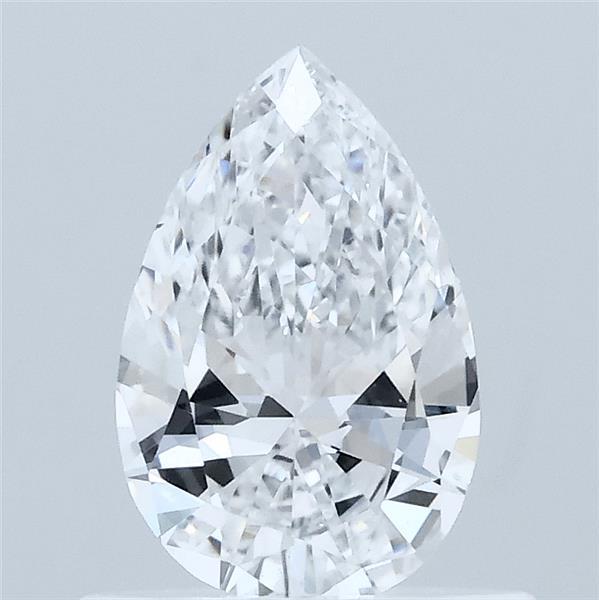 0.53 Carat Pear Lab Grown Diamond, Very Good Polish, D Color, VS1 Clarity