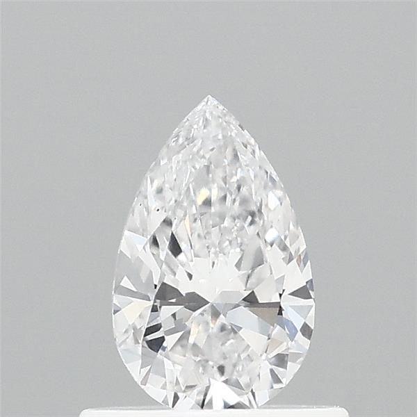 0.54 Carat Pear Lab Grown Diamond, Very Good Polish, D Color, VS2 Clarity