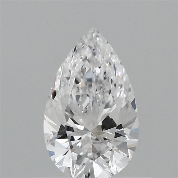 0.54 Carat Pear Lab Grown Diamond, Very Good Polish, D Color, VVS2 Clarity