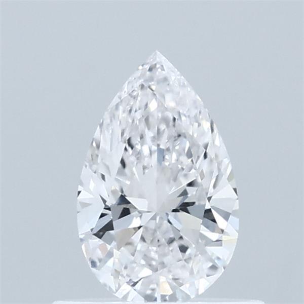 0.54 Carat Pear Lab Grown Diamond, Very Good Polish, E Color, VVS1 Clarity
