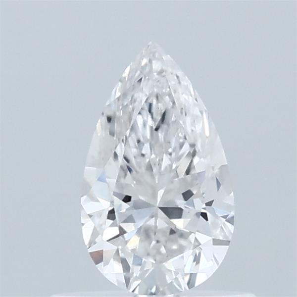0.54 Carat Pear Lab Grown Diamond, Very Good Polish, E Color, VVS2 Clarity