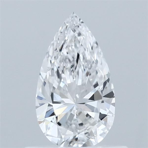 0.55 Carat Pear Lab Grown Diamond, Very Good Polish, D Color, VS1 Clarity