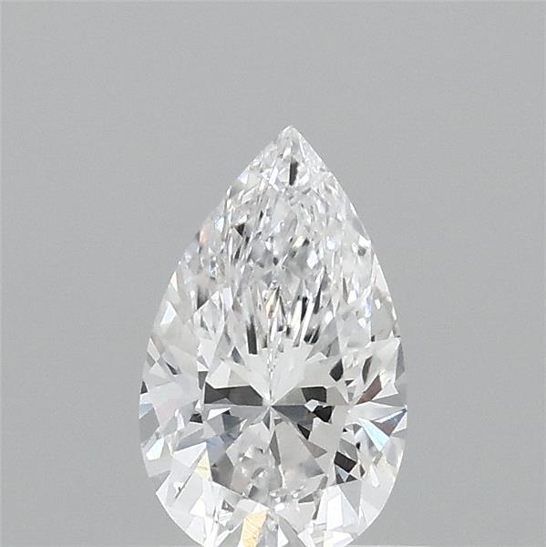 0.55 Carat Pear Lab Grown Diamond, Very Good Polish, D Color, VS1 Clarity