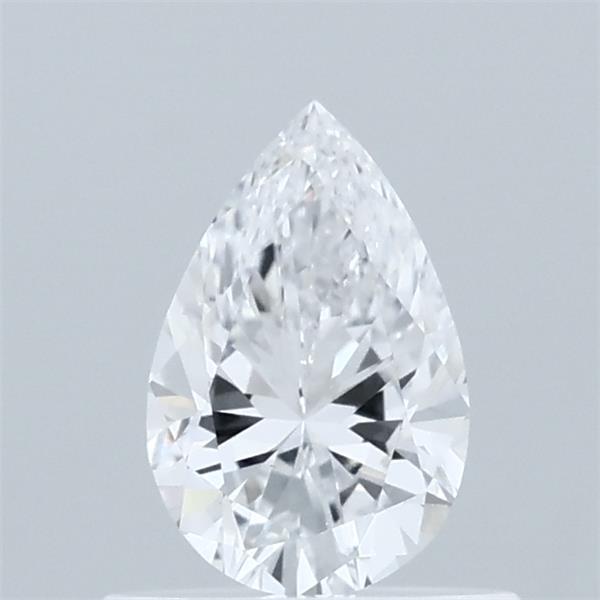 0.55 Carat Pear Lab Grown Diamond, Very Good Polish, D Color, VS1 Clarity