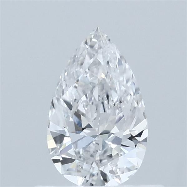 0.55 Carat Pear Lab Grown Diamond, Very Good Polish, D Color, VVS1 Clarity
