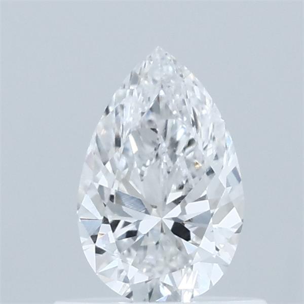 0.55 Carat Pear Lab Grown Diamond, Very Good Polish, D Color, VVS2 Clarity