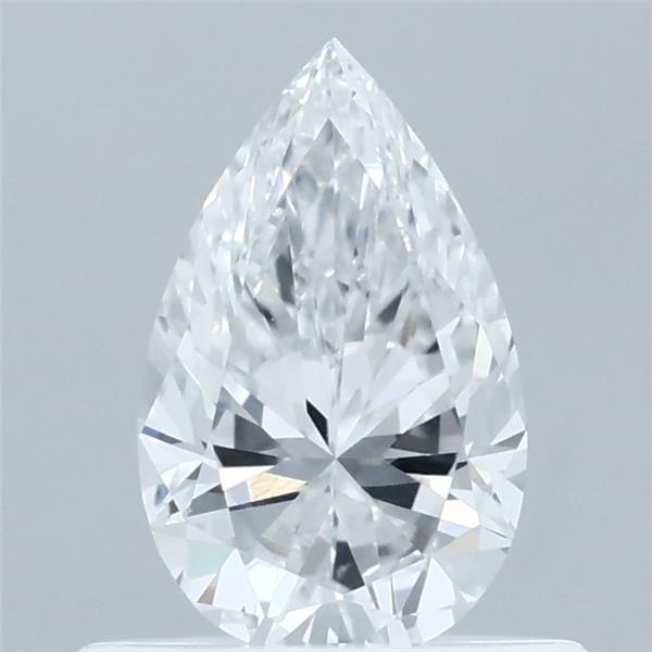 0.56 Carat Pear Lab Grown Diamond, Very Good Polish, D Color, VVS1 Clarity