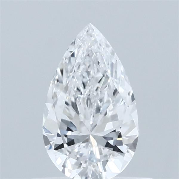 0.56 Carat Pear Lab Grown Diamond, Very Good Polish, D Color, VVS1 Clarity