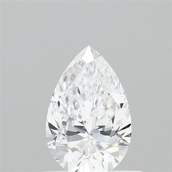 0.57 Carat Pear Lab Grown Diamond, Very Good Polish, D Color, VVS1 Clarity