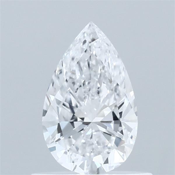 0.58 Carat Pear Lab Grown Diamond, Very Good Polish, D Color, VVS1 Clarity