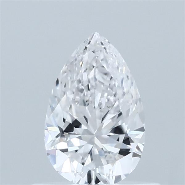 0.59 Carat Pear Lab Grown Diamond, Very Good Polish, D Color, VS1 Clarity