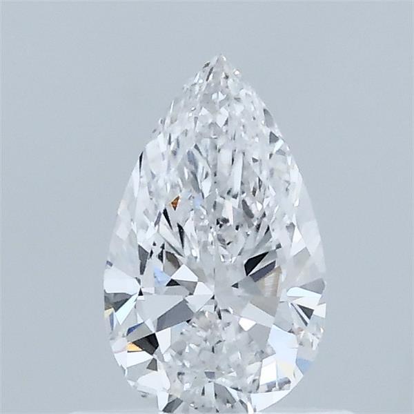 0.60 Carat Pear Lab Grown Diamond, Very Good Polish, D Color, VVS2 Clarity