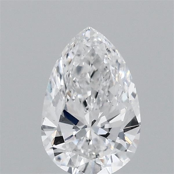 0.61 Carat Pear Lab Grown Diamond, Very Good Polish, E Color, VS1 Clarity