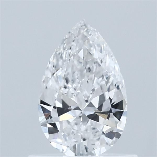 0.62 Carat Pear Lab Grown Diamond, Very Good Polish, D Color, VVS2 Clarity