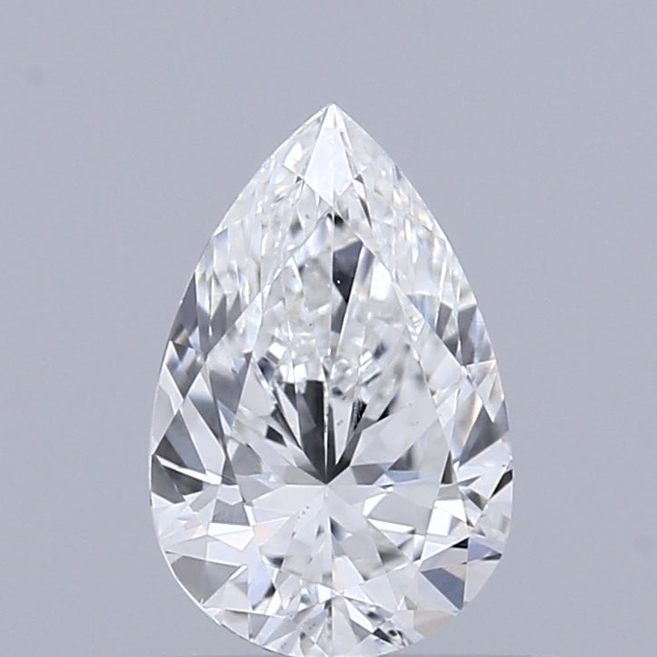0.62 Carat Pear Lab Grown Diamond, Very Good Polish, E Color, VS1 Clarity