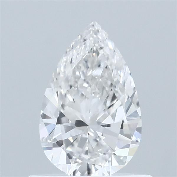 0.63 Carat Pear Lab Grown Diamond, Very Good Polish, E Color, VVS2 Clarity