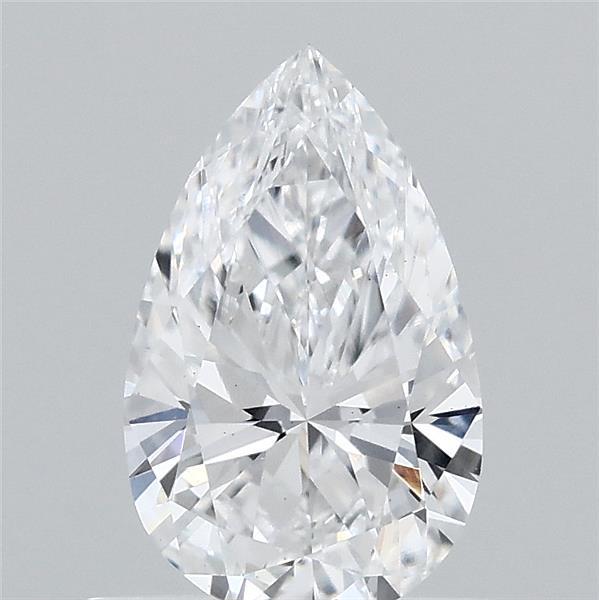 0.64 Carat Pear Lab Grown Diamond, Very Good Polish, D Color, VS1 Clarity