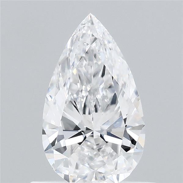 0.64 Carat Pear Lab Grown Diamond, Very Good Polish, D Color, VVS1 Clarity