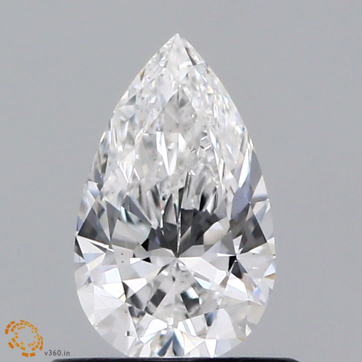 0.64 Carat Pear Lab Grown Diamond, Very Good Polish, E Color, VS1 Clarity