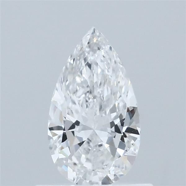 0.65 Carat Pear Lab Grown Diamond, Very Good Polish, E Color, VS2 Clarity