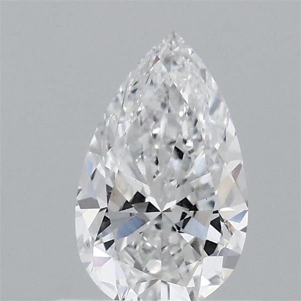 0.68 Carat Pear Lab Grown Diamond, Very Good Polish, D Color, VS1 Clarity