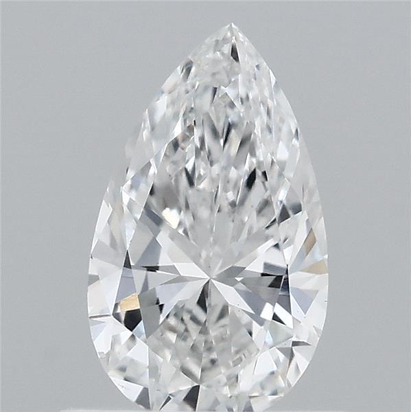 0.68 Carat Pear Lab Grown Diamond, Very Good Polish, E Color, VS2 Clarity