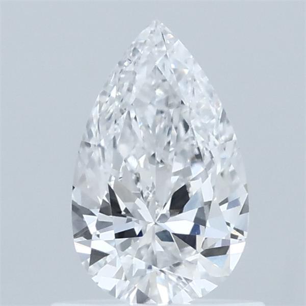 0.70 Carat Pear Lab Grown Diamond, Very Good Polish, D Color, VVS2 Clarity