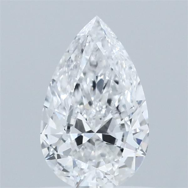 0.70 Carat Pear Lab Grown Diamond, Very Good Polish, E Color, VVS2 Clarity